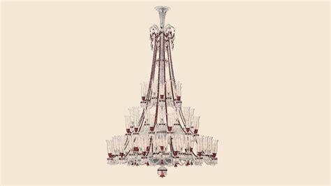 Design classic: the Zénith chandelier by Baccarat .